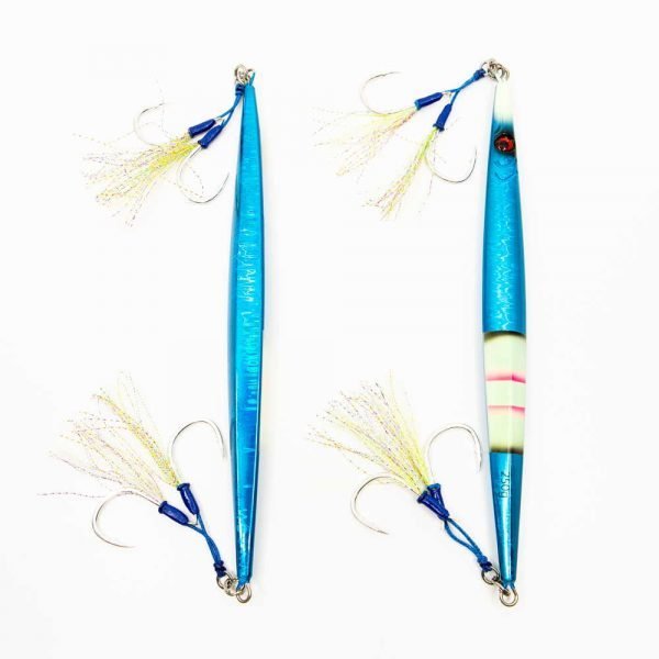 Slow Pitch Jig JRU118 - 250g Blue Glow RAZOR