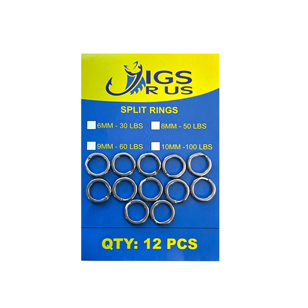 Split Ring Size Chart AFW Mighty Mini Stainless Steel Split Ring